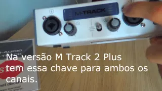 M-audio M-Track MK2 Unboxing / Review Português PT-BR