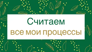 Все мои процессы на 1 августа 2022 года