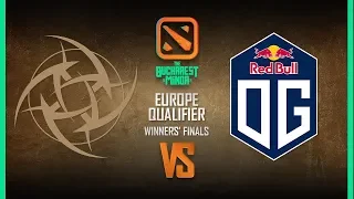 NiP vs OG Game 1 - Bucharest Minor EU Qualifier: Winners' Finals w/ KillerPigeon, Nahaz