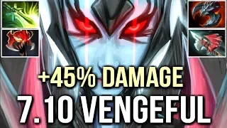 45% Aura Damage 7.10 Madness Vengeful Carry vs Pro Puck Epic Gameplay WTF Dota 2