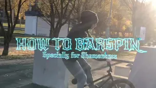 How to barspin bmx / Как сделать барспин на бмх