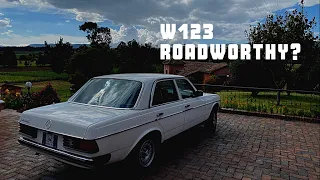Mercedes-Benz w123 230e Road Trip - Road Worthiness