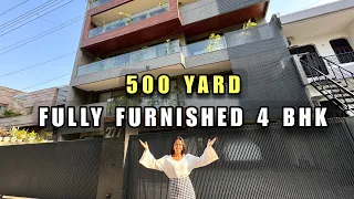 Inside a Ultra Modern 500 Yard Fully Furnished Floors With Beautifully Designed Rooftop