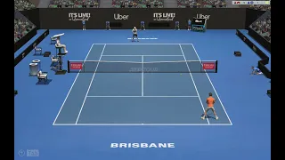 Full Ace Tennis Simulator: Nadal VS Thompson (Brisbane 2024)