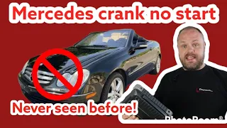 Never seen before crank no start!