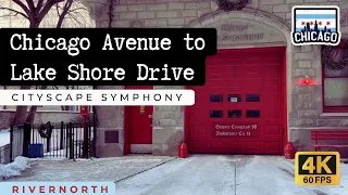 Cityscape Symphony: Chicago Avenue to Lake Shore Drive