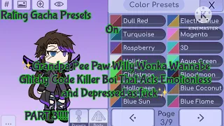 Rating Gacha Presets on William again!! || Long awaited part 5. || Desc! || Cookie