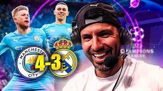 REACCIONANDO AL MANCHESTER CITY VS REAL MADRID (4-3)