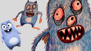 Grizzy And The Lemmings Horror / Drawing Scary