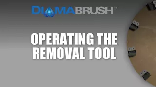 Diamabrush Concrete Removal Tool - Training Video