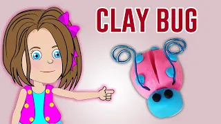 How To Make a Clay Bug for Kids | Easy Clay Modeling | Play Doh Ladybug DIY Kids Craft