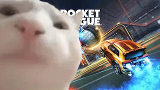 Cat vibing to Rocket League Season 2 intro