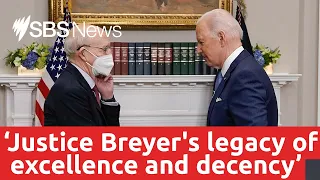 Biden vows to nominate first black woman to the Supreme Court as Justice Breyer retires | SBS News