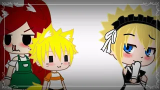 Dance of Minato , Kushina and  Naruto cute - Meme - Gacha club  - Uzumaki