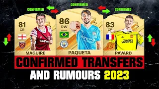 ALL NEW CONFIRMED TRANSFERS & RUMOURS! ✅😱 ft. Pavard, Maguire, Paqueta…