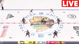 NHL LIVE - Chicago Blackhawks vs Pittsburgh Penguins - 15th Feb 2024 | Full Game Highlights NHL 24