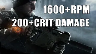 The Division 2 OP PVE BUILD 1600 + RPM 200% + Critical Hit Damage