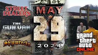 GTA Online Street Dealers, Gun Van & Shipwreck Locations [May 29th] 2024.