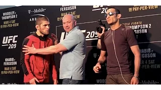 UFC 209: Woodley vs. Thompson Main Card Face-Offs