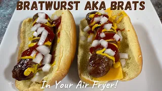 Air Fryer Bratwurst | Brats | Johnsonville Brats in the air Fryer | Air Fryer Recipes