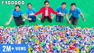 ₹100000 Treasure From Trash Challenge Ft. Crazy XYZ🔥- हमने कचरे से बना दिया खज़ाना | 100% Real