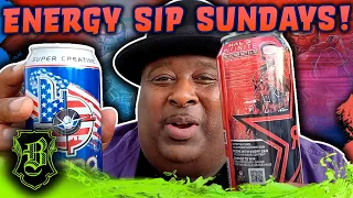 Energy Sip Sundays: Rockstar Halo Fruit Punch vs Bang Strawberry Blast.