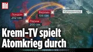 106 Sekunden bis Berlin – Russische Talkshows hetzen für den Atomkrieg | Die richtigen Fragen