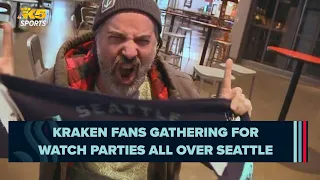 Kraken fans gathering for watch parties all over Seattle