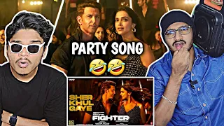 FIGHTER: Sher Khul Gaye (Song) REACTION | Hrithik Roshan| Deepika Padukone |