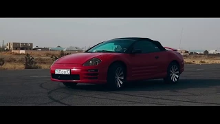 Съемка реклама автомобиля Mitsubishi eclipse