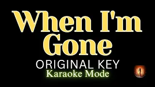 Albert Hammond When I'm Gone Karaoke Mode