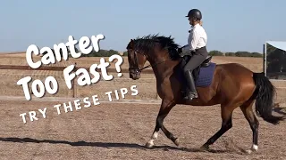 Cantering On A Horse That Gets Too Fast