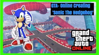 GTA- Online Creating 'Sonic The Hedgehog' (Classics) Outfit Tutorial)