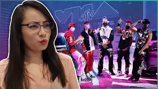 Their biggest performance yet?! | CNCO - Beso (2020 VMAs) 👩‍🚀 | REACTION