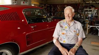 At 96 years old, Americarna car festival star Ray Rook still living life in the fast lane