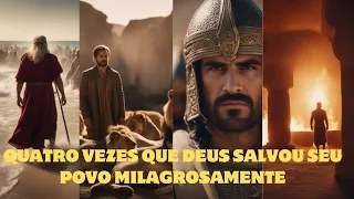 top quatro vezes que Deus salvou seus escolhidos com seu braço forte!