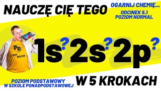 Jak napisać PODPOWŁOKOWĄ konfigurację elektronową w 5 krokach - #chemia z Panem Belfrem #N5_1