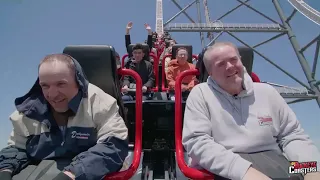 Top Thrill 2 On Ride POV + Reactions - Reverse (Media Day 2024), Cedar Point