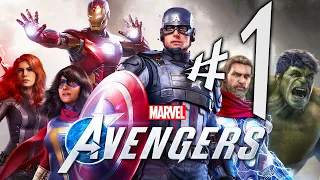 Marvel Avengers - Parte 1: A Queda dos Vingadores!!! [ Xbox One X - Playthrough 4K ]