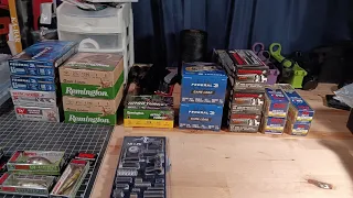 ammo stockpile with a little fishing and future ar build