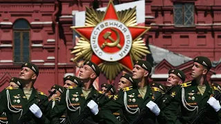 Russian National Anthem - Victory Day Parade on Moscow's Red Square 2015