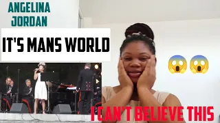 ANGELINA JORDAN  /It's mans world (james brown cover  (live in 2018) REACTION