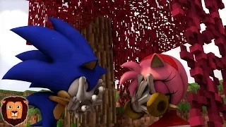 SONIC Y AMY SE SUICIDAN EN MINECRAFT *MUY TRISTE* 😭😢 | SONIC EN MINECRAFT LEON PICARON