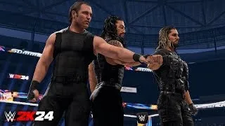 WWE 2K2 Reign of retribution The SHIELD's Epic Showdown 2024 #wwe #wwe2k24 #repost