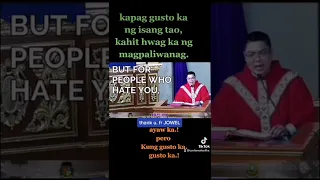 Kung mahal ka mahal ka, ayaw Sayo ayaw sa iyo. fr Jowel. humiliya