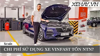 Chi phí sử dụng xe Vinfast tốn kém như thế nào? |XEHAY.VN|