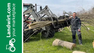 360°- schwenkbare Holzzange | landwirt.com