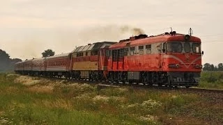 ТЭП60-0926 и ТЭП70-0335 со скорым поездом / TEP60-0926 and TEP70-0335 with a fast train