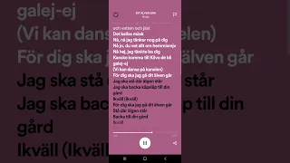 Hooja - Dit Älven Går ( med text )