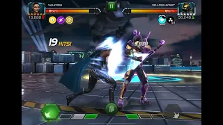 I took Valkyrie to r3 and had to test her on 7.1 invade path #mcoc #marvelcontestofchampions